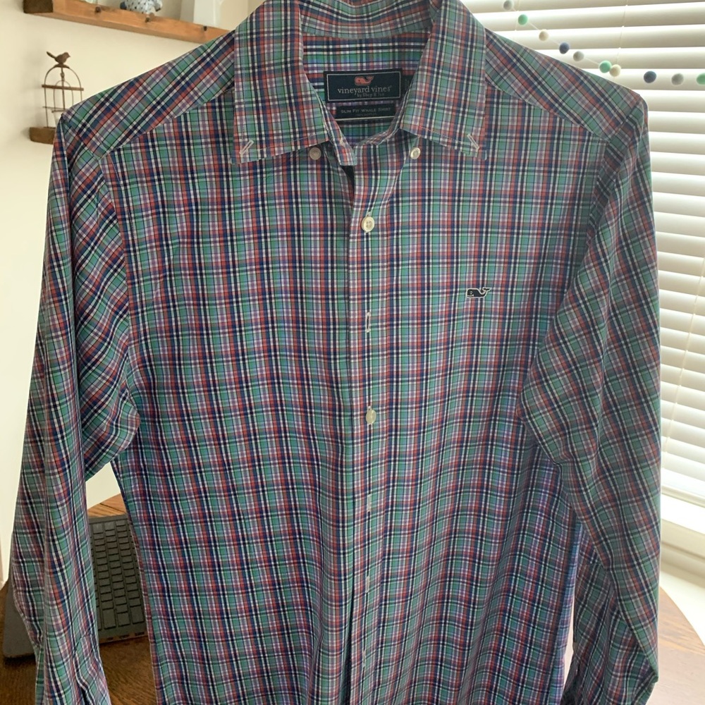 Slim fit Whale shirt ,like new !no tears ,stains